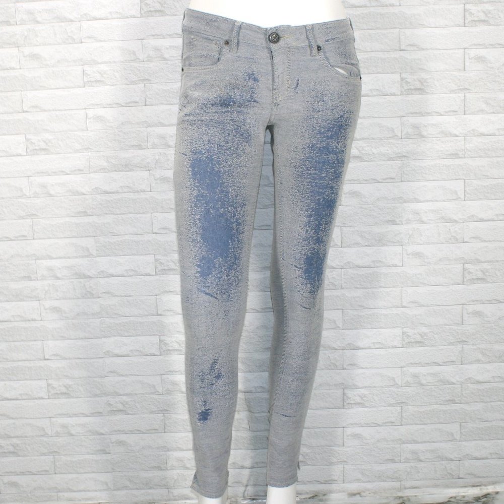 TENNIS DENIM COMPANY Jeans Distressed Skinny Jeggings Blue Jean Denim 7